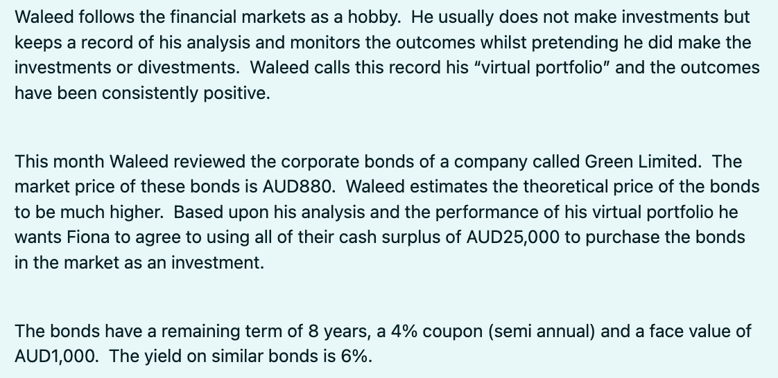  Q.1 With reference to price and value, comment on this potential