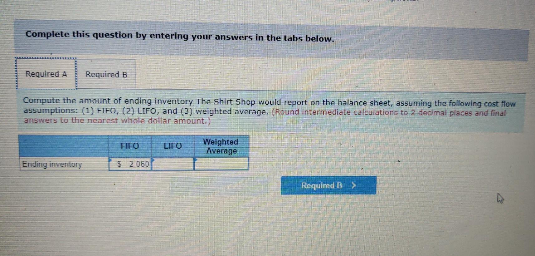 2-7 Show how different inventory cost flow methods (specific identification, FIFO, LIFO,