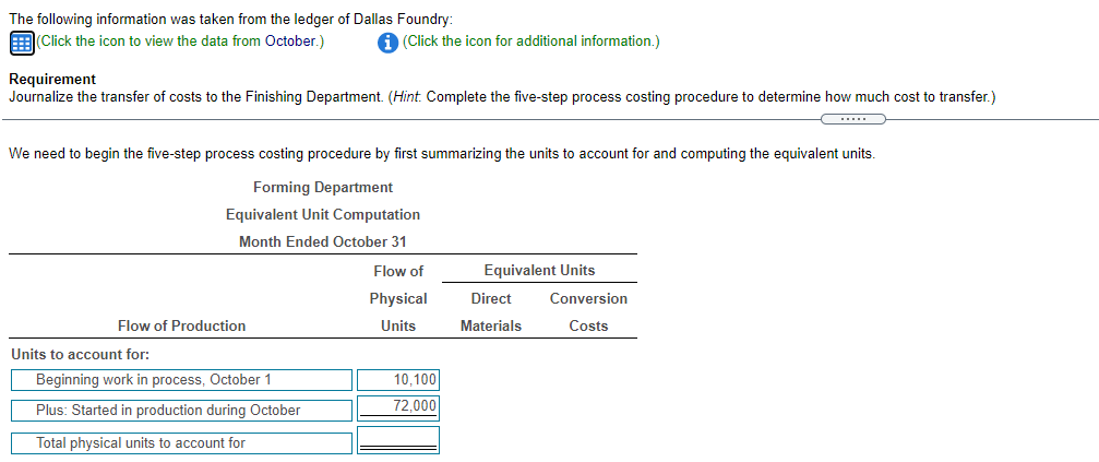 inventory Print Done More Info The Forming Department had 10,100 partially complete