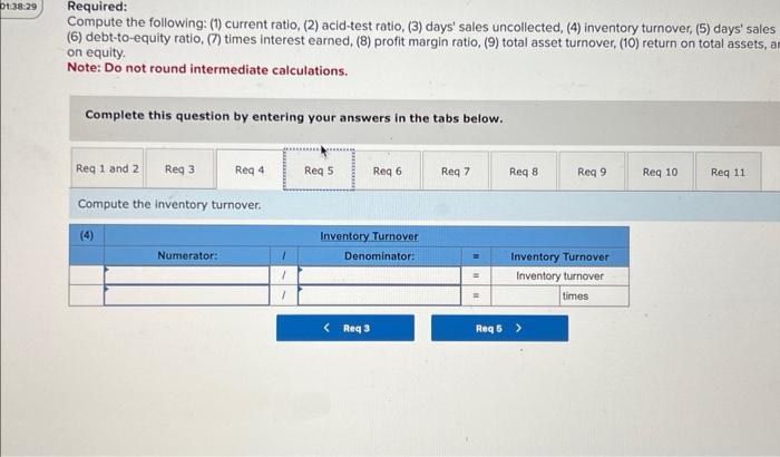 Do not round intermediate calculations. Complete this question by entering your answers