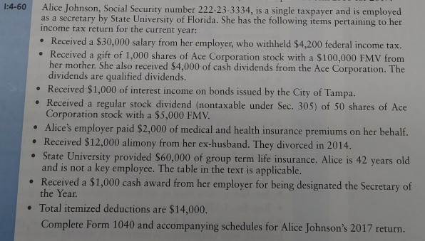 May you please complete this tax return and please explain each