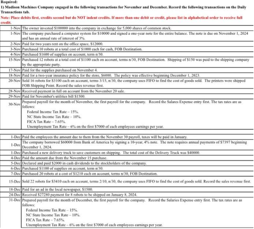 If I could please get help with the income statement, balance statement,