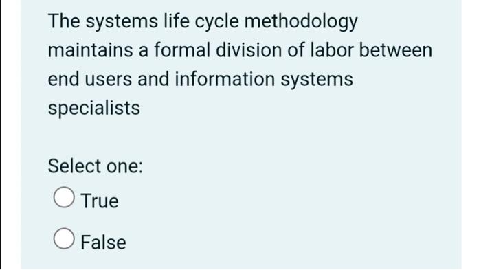 computer called a web server Select one: O True O False The