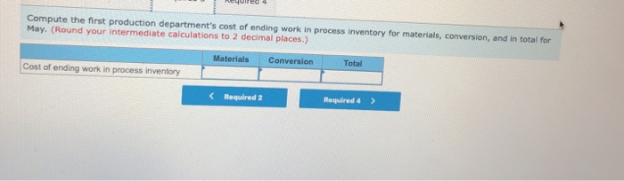 series of steps carried out in production departments. All of the material
