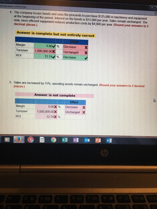 not have completed everything. 19 10.00 points The contribution format income statement