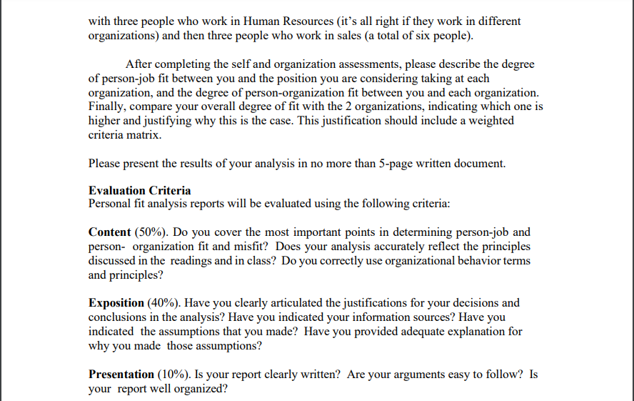 Analysis is one of the most important assignments of the semester. It
