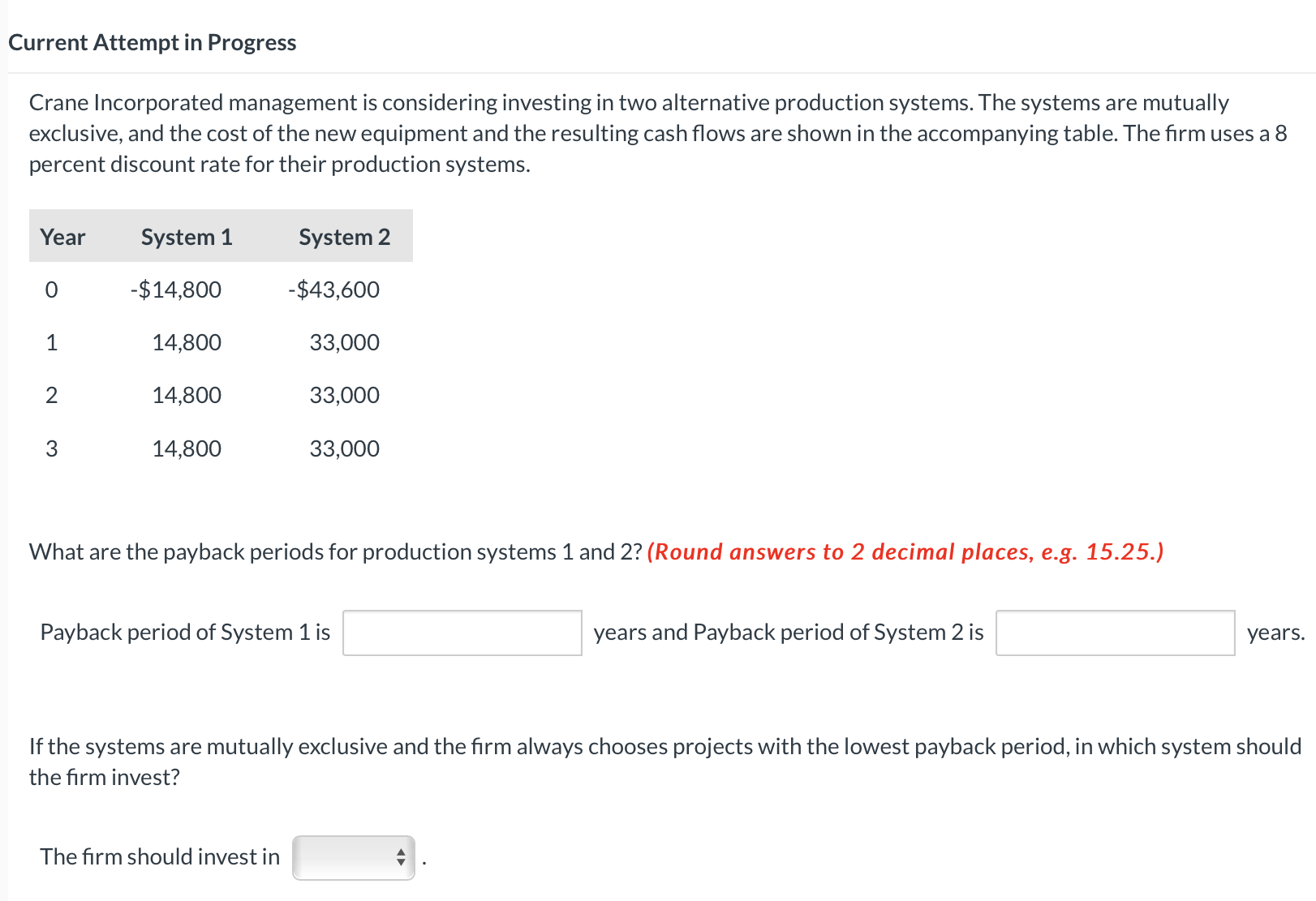 Please help me answer the following question, thank you Crane Incorporated management