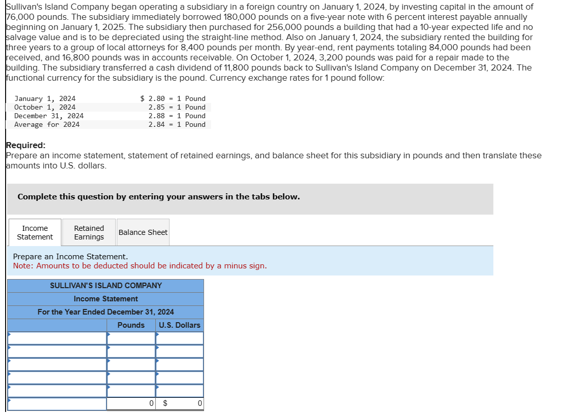 Please help do the requirements and show steps. Thank youuuuu Sullivan's Island
