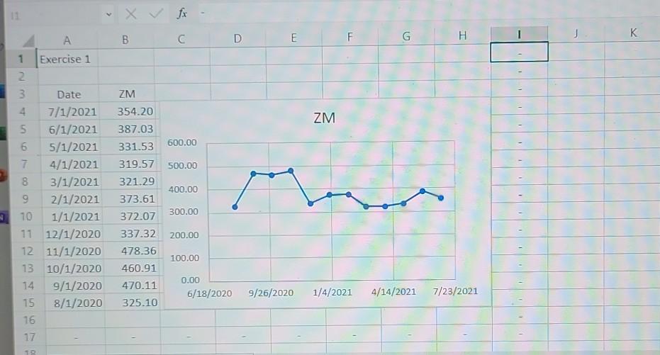 I need solution, the results on column I 11 B C