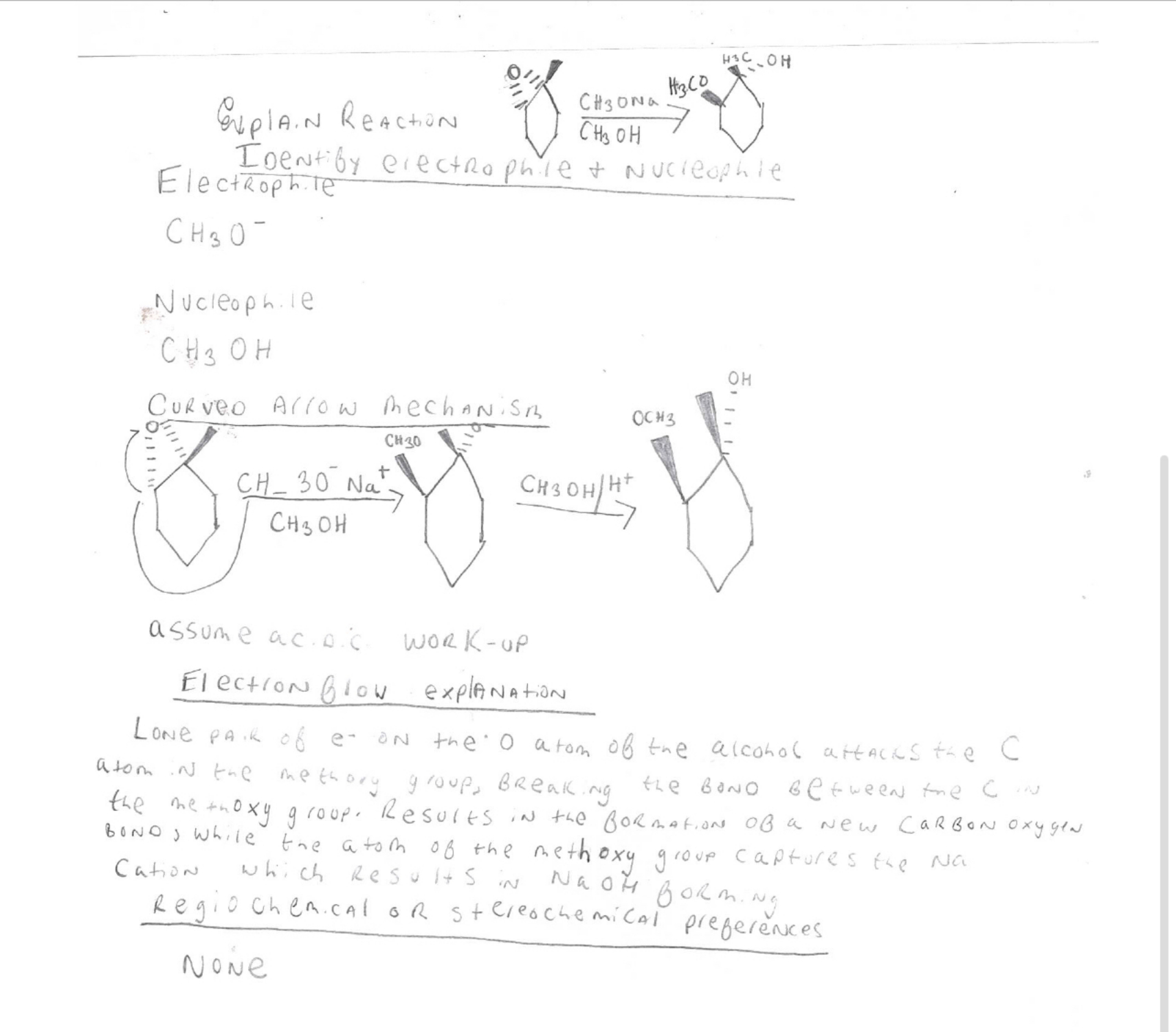  Please help with this mechanism. Thank you. 