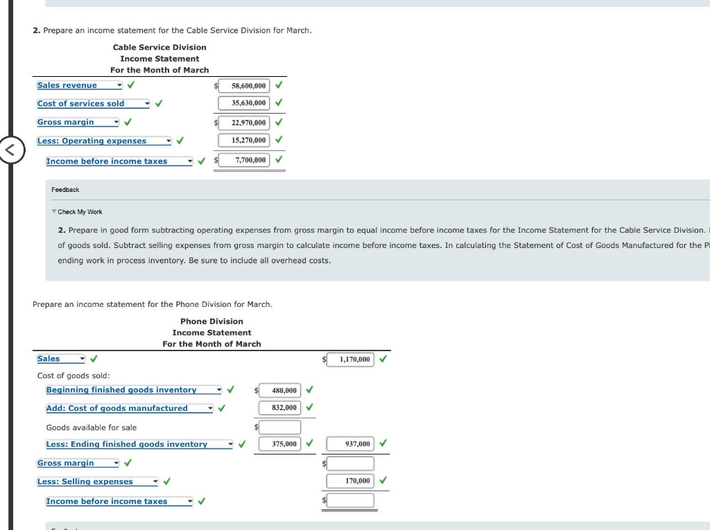 a cable TV service in Ohio. The Cable Service Division offers three