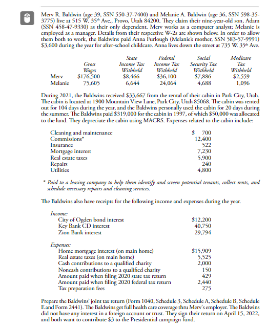 Please help me prepare Form 1040, Schedule 3, Schedule A, Schedule