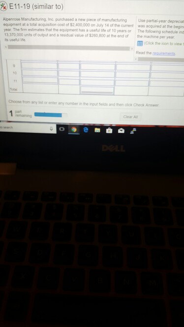 saming the muuecturing equipmen , E11-19 (similar to) Manudacuring.Inphsed a new piece