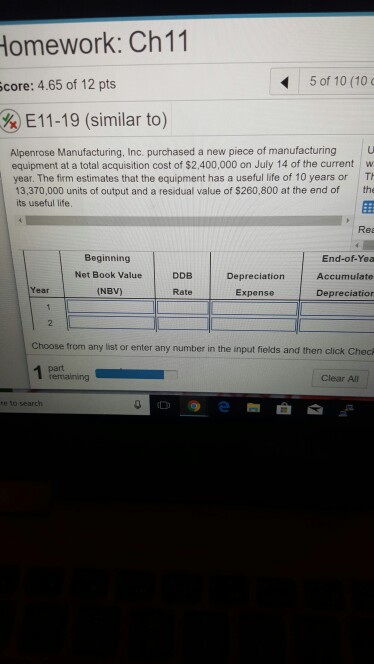 ot antacting pment.oa 3,370.000 units of output and a esidual e of