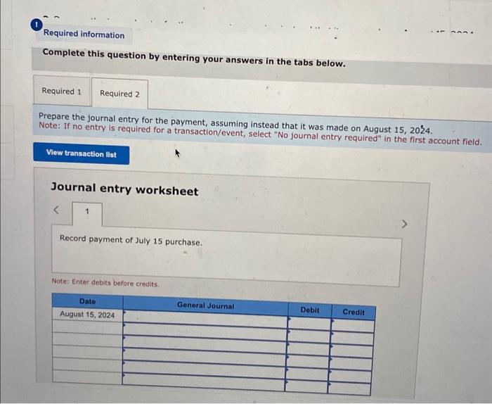 all amounts as positive numbers. Enter your answers irthousands. Required information Exercise