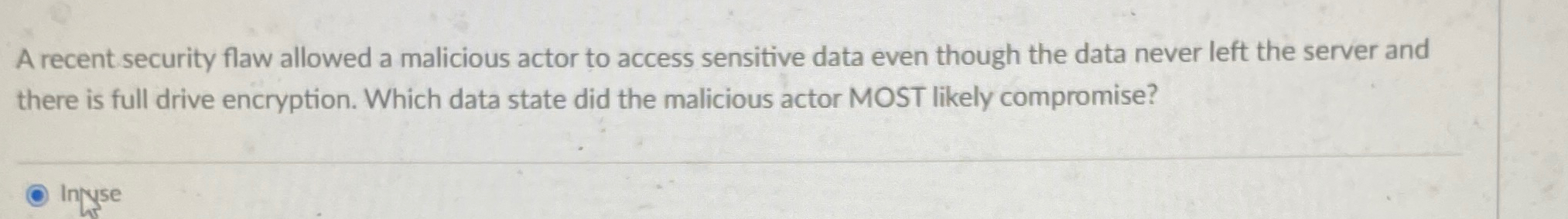  A recent security flaw allowed a malicious actor to access sensitive