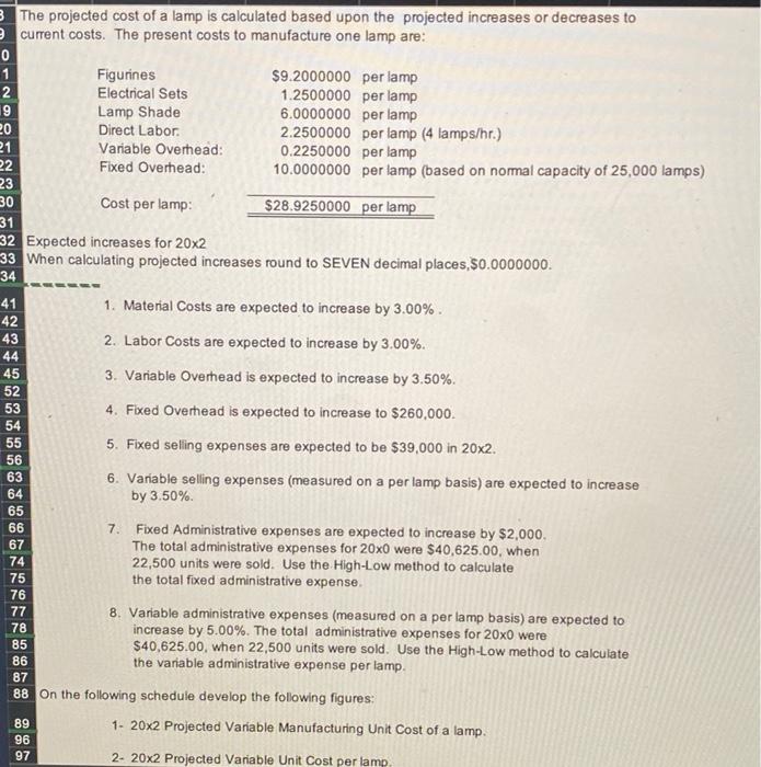 See The Light Projected Balance Sheet As of December 31, 20x1 34,710.00