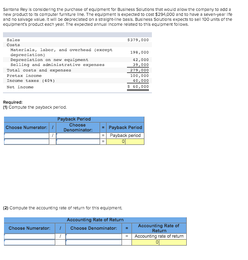 years, yielding the following net incomes. In projecting net incomes, double-declining depreciation