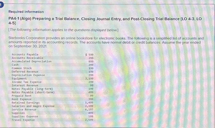 3 Parts to the Question Please Answer 1-a. Prepare an adjusted trial