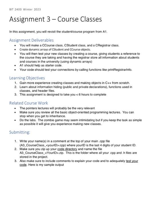 make sure you write this program and make sure it meets all