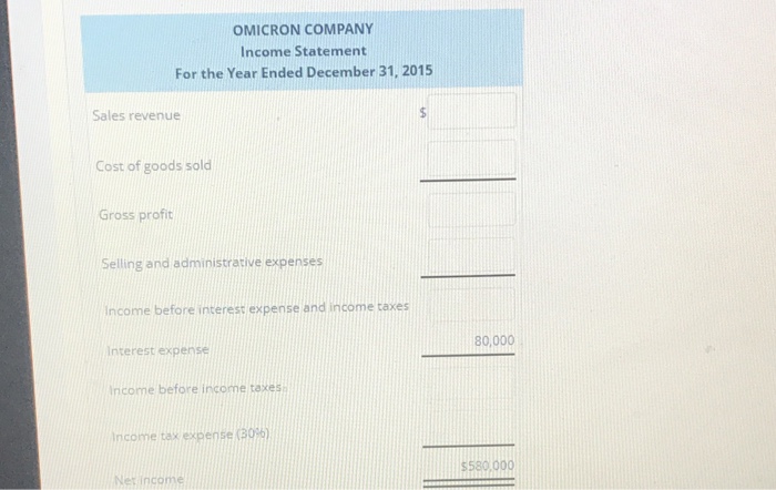 950,000 Total Liabilities and Total Assets $6,000,000 Stockholders' Equity $6,000,000
