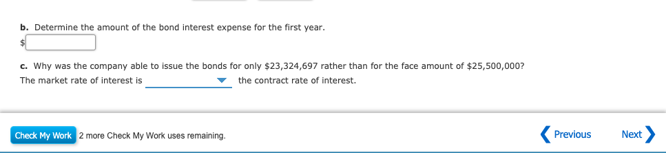 the first day of its fiscal year, Chin Company issued $25,500,000 of