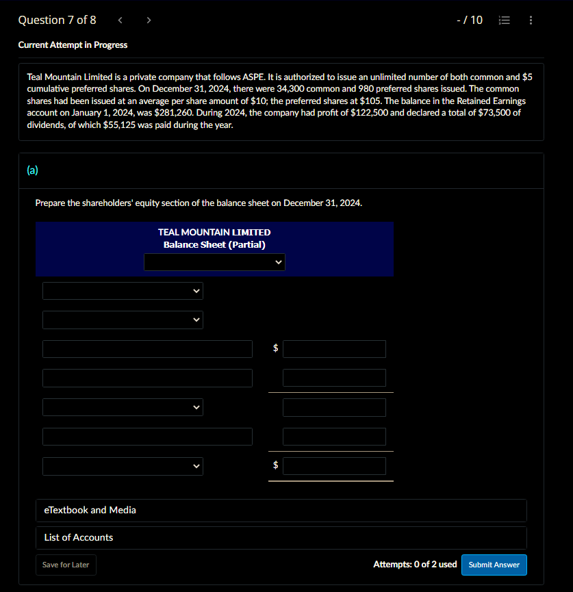  Current Attempt in Progress Teal Mountain Limited is a private company