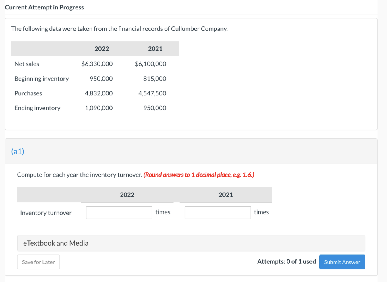  Current Attempt in Progress The following data were taken from the