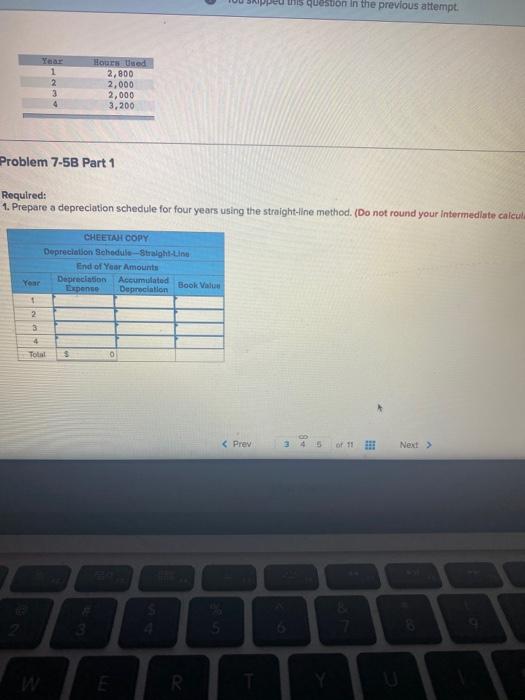 7-58 Determine depreciation under three methods (L07-4) The following information applies to