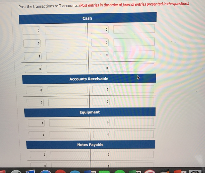 month of operations are presented here. Date Account Titles Debit Credit Aug
