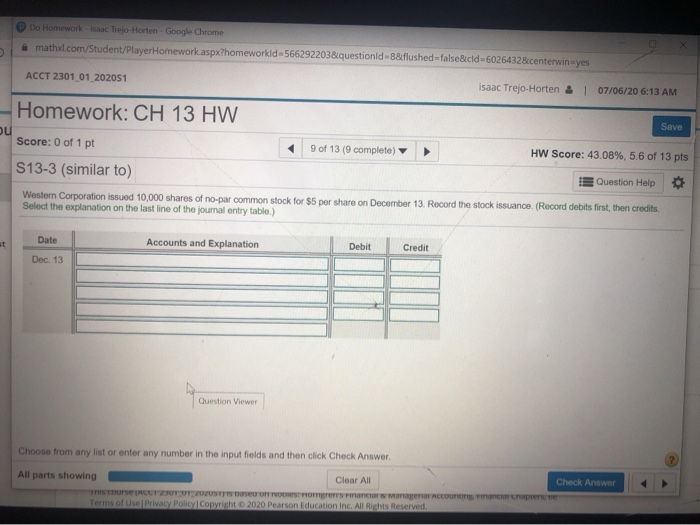  Do Homework - Isaac Trejo Horten - Google Chrome . mathd.com/Student/PlayerHomework