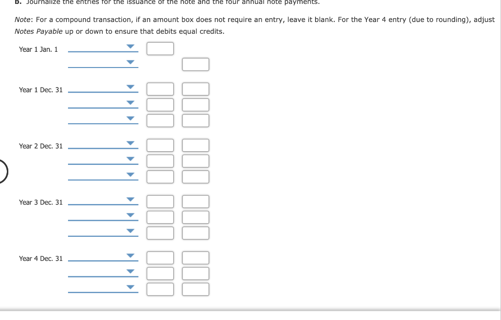 Company obtained a $26,000, four-year, 12% installment note from Campbell Bank. The