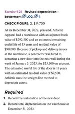  As is December 31,2002, pesend. Ahletic Apsurel had a wathouie with