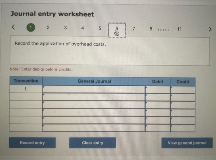$383,000. c. Actual overhead costs incurred in April are indirect materials, $55,000;