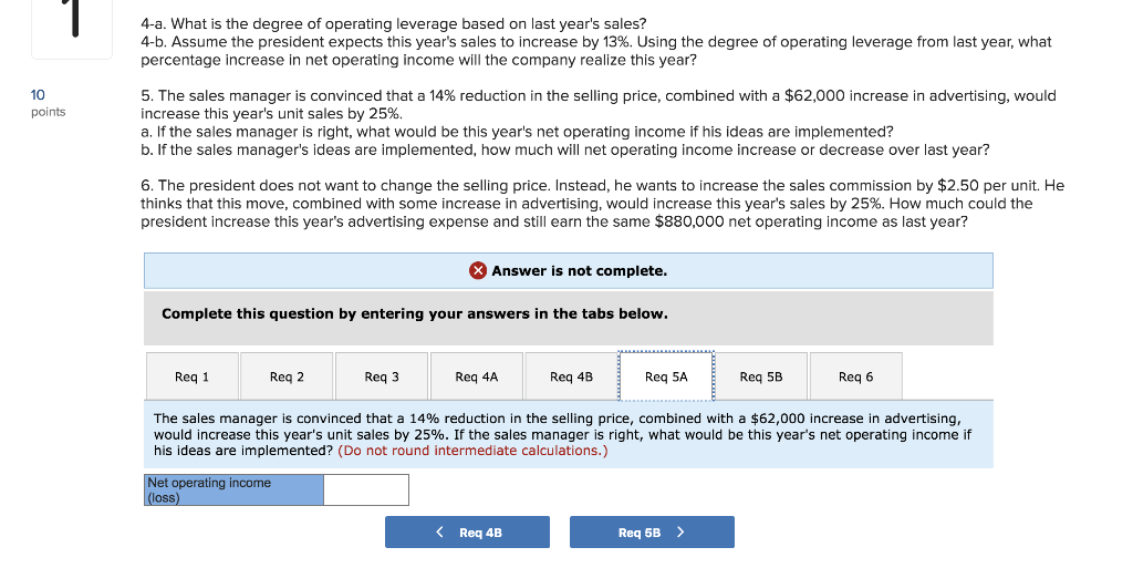 per unit. Variable expenses are $40.00 per unit and fixed expenses total