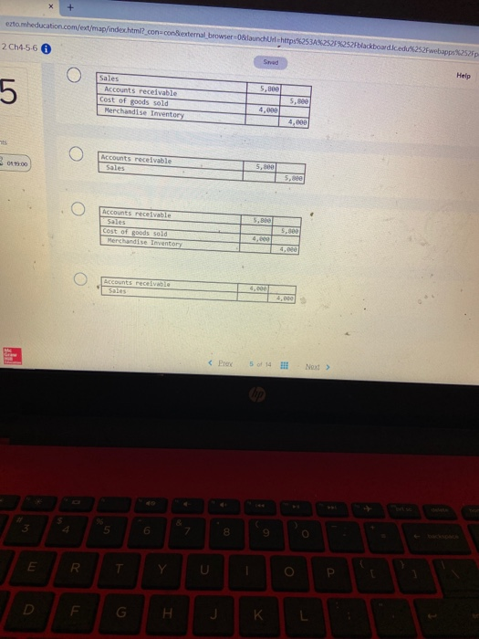 sold merchandise in the amount of $5.800 to Anders, with credit terms