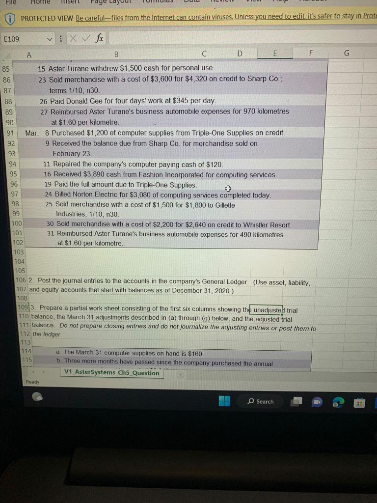 the Working Papers 1 that accompany this text because they reflect the