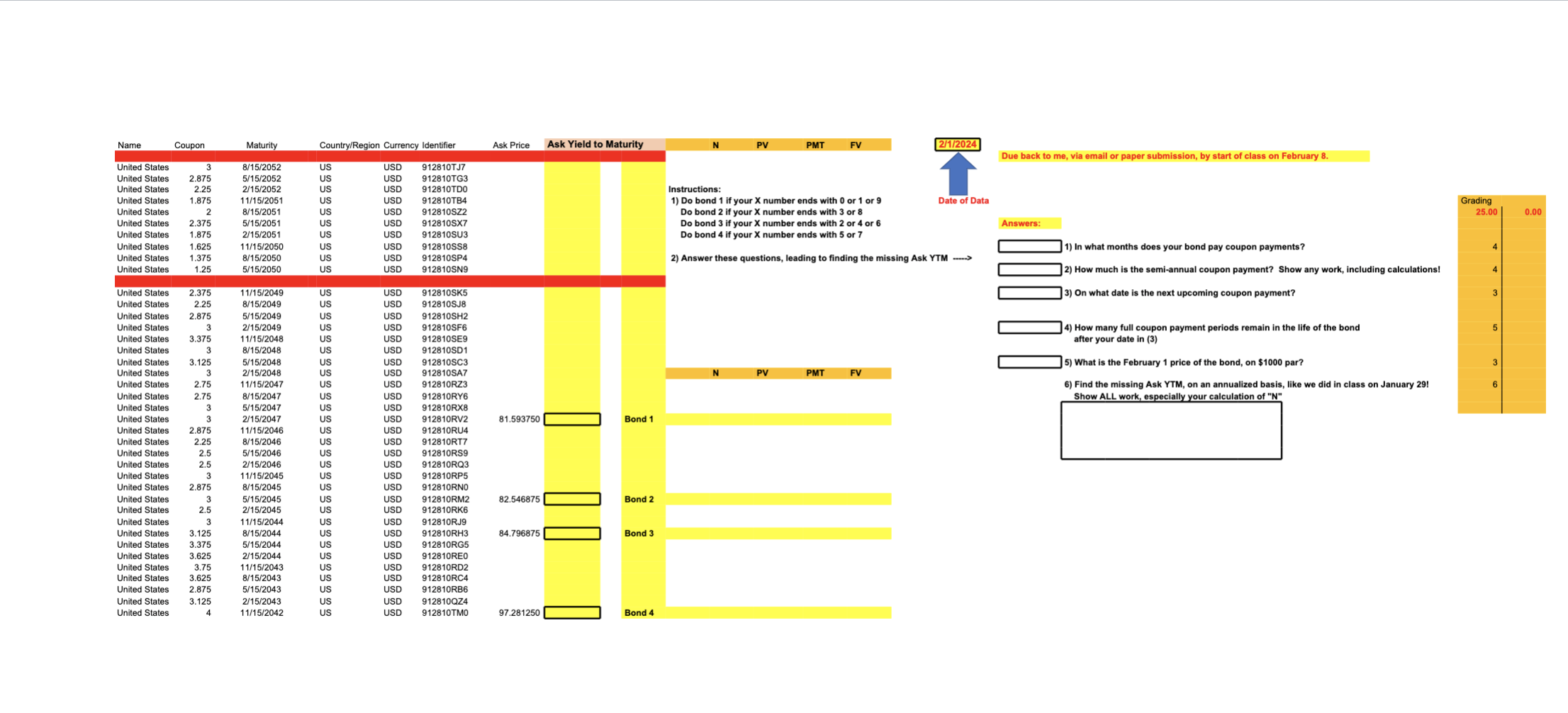  Instrcutions do bond 11.In what months does your bond pay coupon