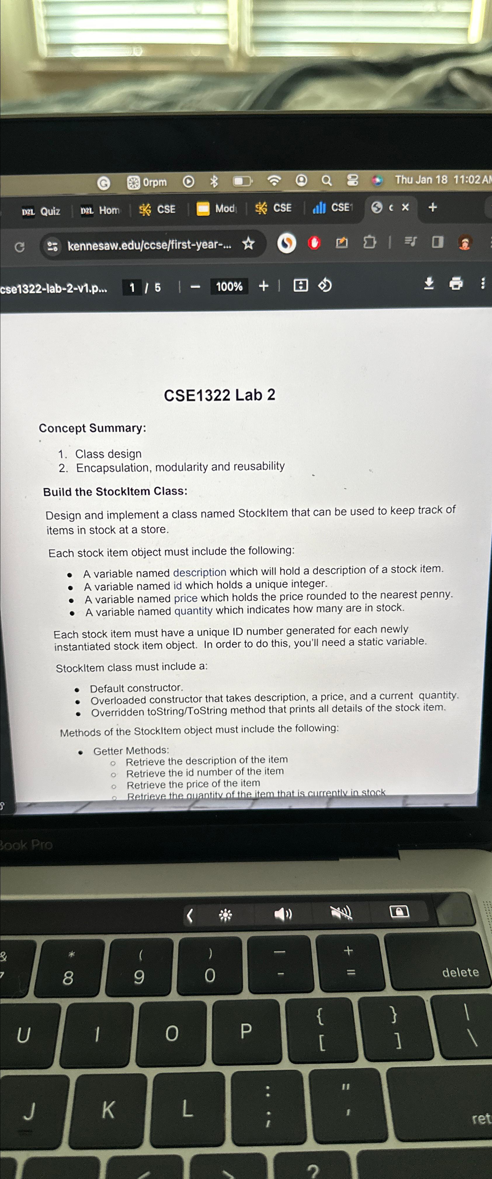 cse1322-lab-2-v1.p.. 15 100% Thu Jan 1811:02 Al Orpm Q.8 CSE c