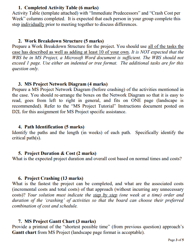 detailed specifications are finalized and the temporary employees hired and trained, process