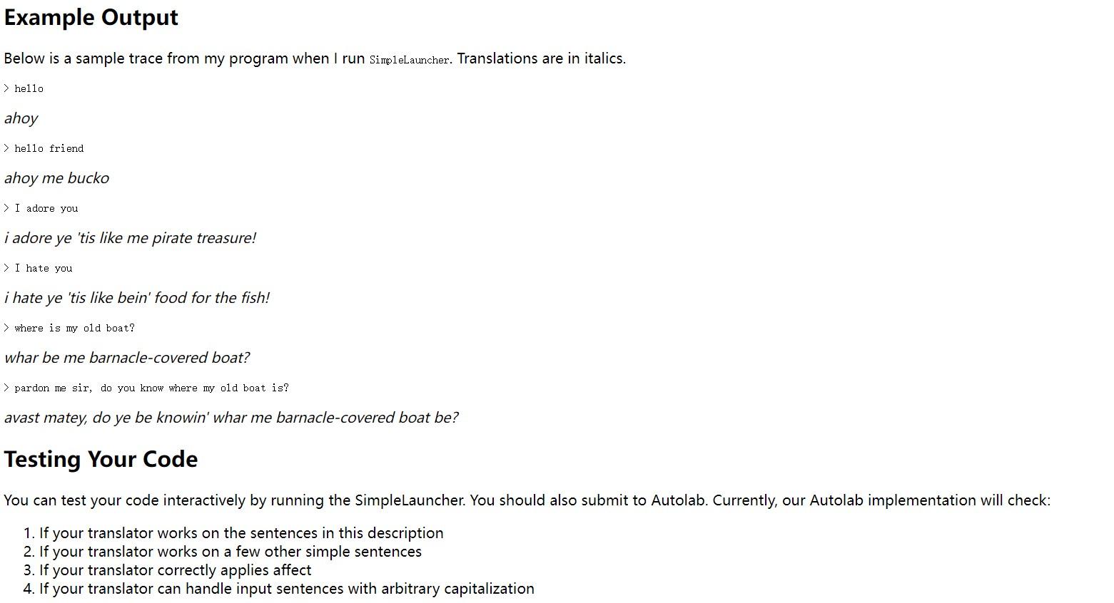 them from code that lives outside of the class; (3) get some