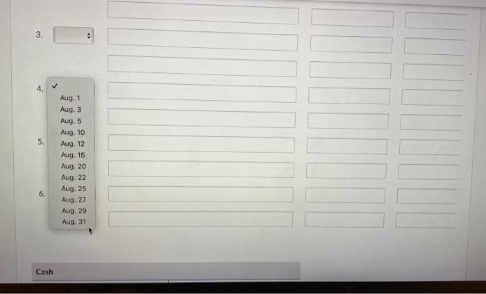 11,800 Common stock 7,590 Retained Earnings 28,380 28,380 1.5 = During August,