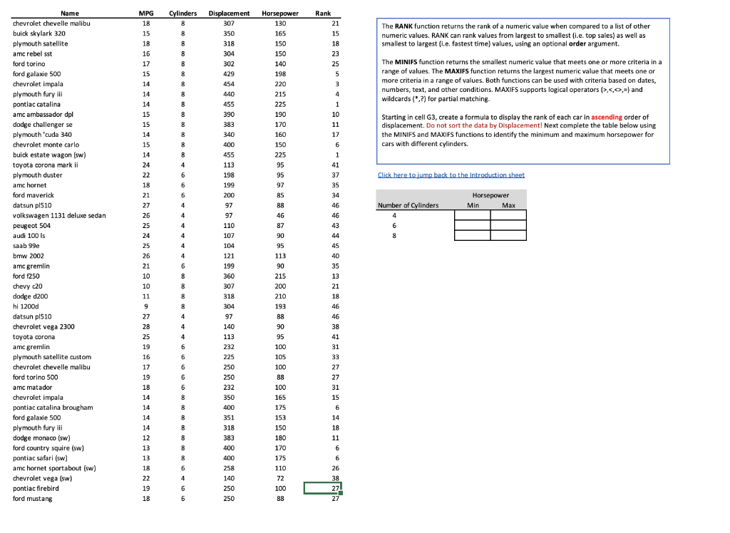 Need help figuring out the right formula for rank that doesn't sort
