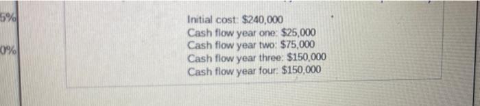the following projected cash flows ? a. Using a discount rate of