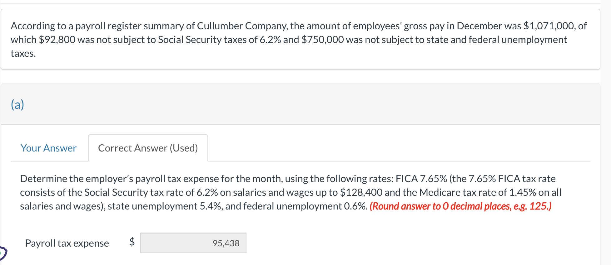 Help me prepare journal entry According to a payroll register summary of