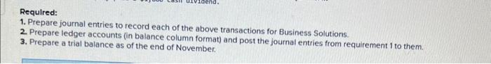services company called Business Solutions, which provides consulting services, computer system installations,