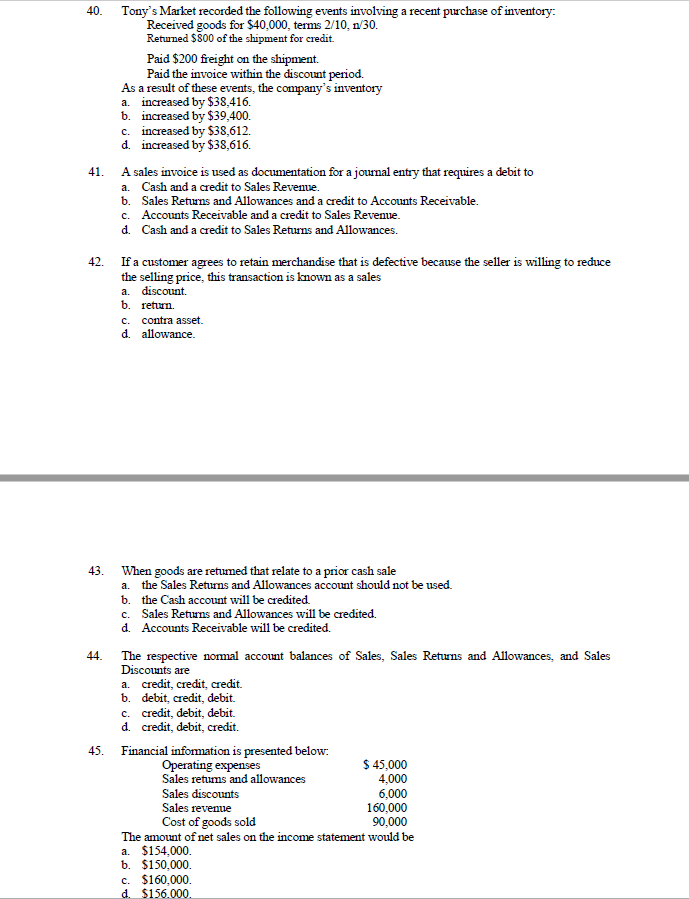 36. Regions Inc. pays its rent of $48,000 annually on January 1