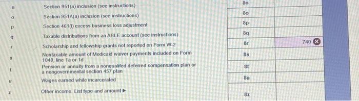 total income 10 Adjustments to income from Schedule 1, the 26 11