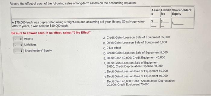  Assets Liabilities