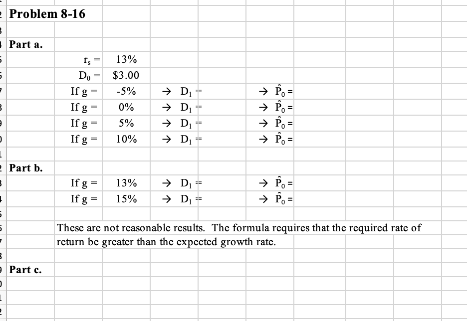and Problem 8-11, and Problem 8-16 using the organizational design displayed in